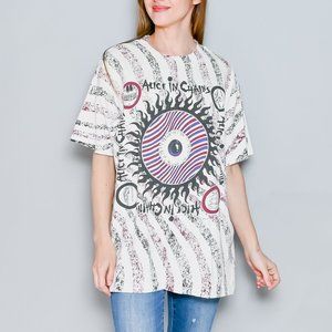 506. VINTAGE Alice In Chains XL Concert Tour T-Shirt 1991 Alan Forbes ORIGINAL